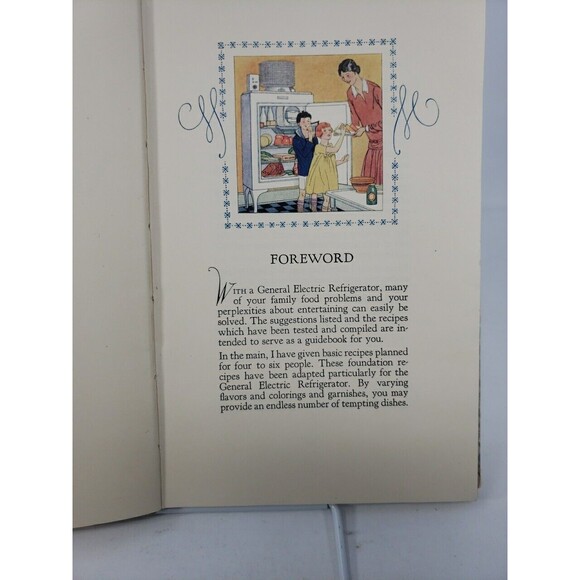 Electric Refrigerator Recipes and Menus Cookbook 1928 General Electric GE - Picture 7 of 16